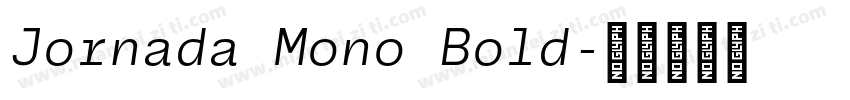Jornada Mono Bold字体转换